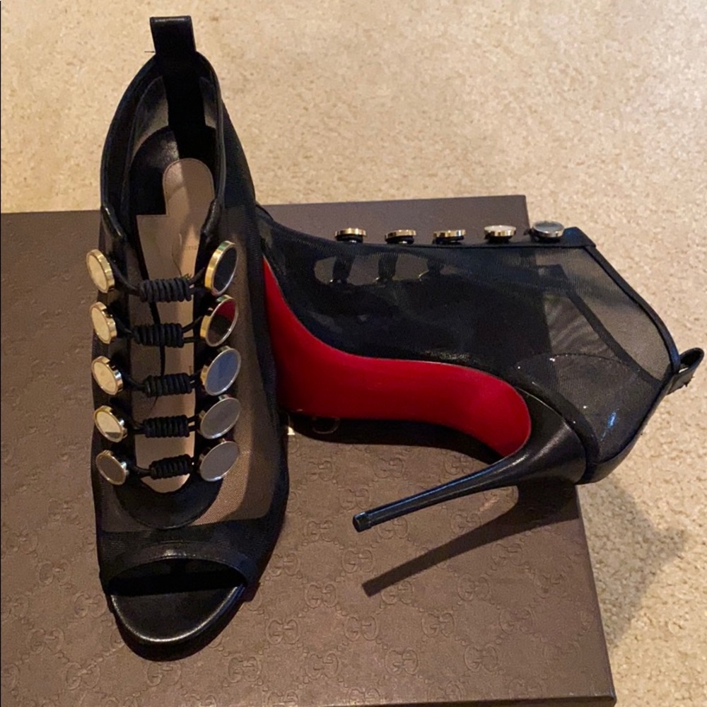 Christian Louboutin Marika Open Toe Bootie
